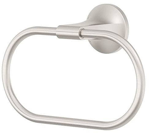 Pfister Pfirst Moderner Handtuchring für Badezimmer, gebürstetes Nickel, BRBPFM0GS