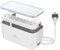 Hulker 5M Extension Lead with USB Slots, Cable Tidy Box 5 Way Outlets 3 USB Ports with Overload Switch, Power Extension Sockets 5 Meter Long Extension Cable