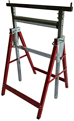 HC Tools Arbeits-Unterstellbock & Rollenbock 2in1 Doppelpack Klappbock Rollenbock Arbeitsbock Höhenverstellbar