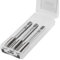 RICHMANN Set HSS-G Maschi per Filettare - 3 pezzi (M3 x 0,5) - Maschi per fresatura di filetti - Acciaio Si-Cr - Rubinetto Filettato, Maschi a Scanalature Diritte, Filettatura a mano Metrico- DIN 371C