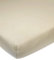 Meyco Baby Uni Spannbettlaken für das Beistellbett (Bettlaken mit weicher Jersey-Qualität, aus 100% Baumwolle, perfekte Passform durch Rundum-Gummizug, atmungsaktiv, Maße: 50 x 90cm), Sand