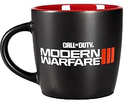 DPI Merchandising BYUP 300ml Round Ceramic Mug with Call of Duty Logo Black/Red
