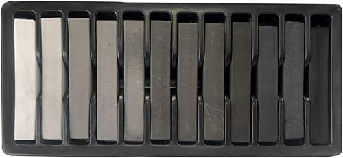 Nature Cool Set of 12 Grey Soft Pastels for Artists - Chalk Pastels for Art Drawing, Scrapbooking - Chalk Pastels Ideal for Kids, Beginners, Teachers, and Professional Artists