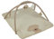 Sterntaler Spielbogen Hund Lucky - Spielbogen aus weichem Flausch, samtigem Velour und bedrucktem Baumwoll Mischgewebe - Baby Spieldecke mit Bogen und Spielfiguren zum Abnehmen, sandfarben