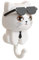 Porte-clés pour chat – Porte-manteau pour chaton, support mural | Porte-clés en forme de chat mignon pour entrée, support mural amusant pour chat, accessoire de rangement décoratif à suspendre pour