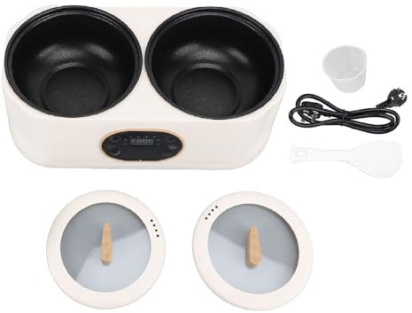 Doppelter Slow Cooker, Dual-Reiskocher mit 6 Funktionen, Automatischer Dual-Innenkocher, Antihaftbeschichteter Elektrischer Hot Pot für die Küche, Dampfgerichte, Suppeneintopf