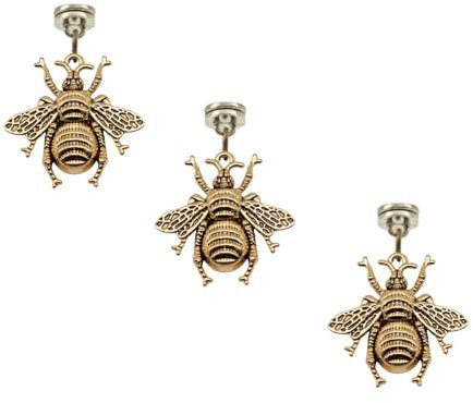 Brass Hinge Head Home Decoration bee,Magnetic Hinge Dropper Hanging,Magnetic Hinge Head Toppers,Door Hinge Pin Topper