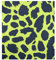 Copri lavastoviglie con stampa leopardata, verde lime e blu navy, riutilizzabile, con pupazzo di neve, magnete per frigorifero, pannello frontale, decorazione per le vacanze, 58,4 x 66 cm