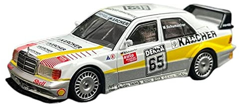 YRXIAO Modellbausatz Auto Für Mercedes Benz 190E EVO II #65 DTM 1 64 Legierung Automodell Sammlerstücke Spielzeug Display Für Wohndekorationen