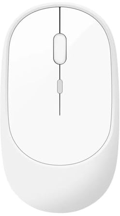 Vjsujehgy Ratón Inalámbrico Bluetooth 2,4 G, Portátil, Silencioso, Ergonómico, para Ordenador Portátil, Tableta, Portátil, Teléfono Móvil, Ratón para Juegos de Oficina