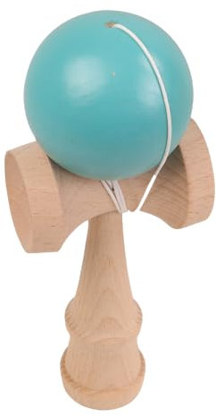 MGM GAMES - Bilboquet Kendama - Azul - 030260 - Juego de Habilidad - Madera FSC - Juguete de Madera - Coordinación - Sin Pantalla - Juego Japonés - Juego Tradicional - Regalo - Niño - Adulto