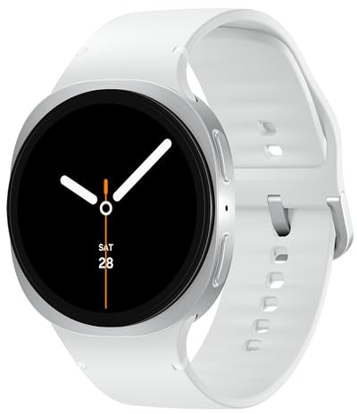 Samsung Galaxy Watch8, AI Smart Watch, Sport Band, Cushion Design, 3nm Processor, Health & Sleep Coach, Fitness Tracker, 44mm, LTE, Silver, 3 Year Extended Warranty (UK Version)