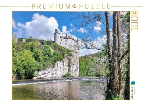 Puzzle · Château de Walzin | In den belgischen Ardennen · 1000 Teile · Lege-Größe 64 × 48 cm · CALVENDO Puzzle