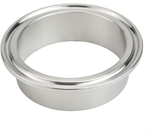 Virole de tuyau sanitaire avec trois colliers de serrage en acier inoxydable 304 pour une intégration facile dans l'équipement (63 mm)