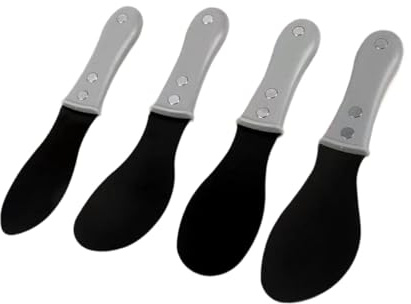 Gralara 4 Utensili per La Finitura Del Calafataggio, Utensile per Calafataggio in Metallo, Sverniciatore in Acciaio Al Carbonio, Lisciatore per Giunti a Paret