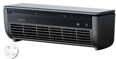 Ventilateur AC pour chambre | Ventilateur mural pour climatisation | Dispositif de vitesses avec charge sans fil pour maison, chambre, salle de bain, cuisine, salle de sport, intérieur, extérieur