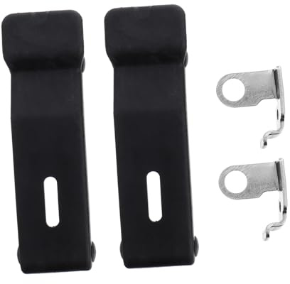 KOMBIUDA 2 pièces Loquet Caoutchouc Flexible pour Porte de Coffre Serrure de Remplacement Étanche Loquet à Came pour Compartiment Bateau et Boîte de Rangement