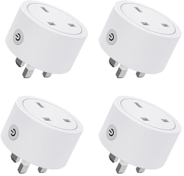 Haozee Zigbee Smart Plug, Smart Socket with Timer and Power Consumption Monitoring, requires Tuya Hub, supports Tuya Zigbee Hub and Home Assistant Zigbee2mqtt
