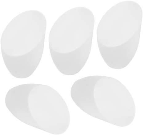 CALLARON Lampenschirm Hufeisenform aus Glas 5 Stück mit 42mm Mittelloch Schräg Design für E14 Tischlampe für Arbeitszimmer und Büro