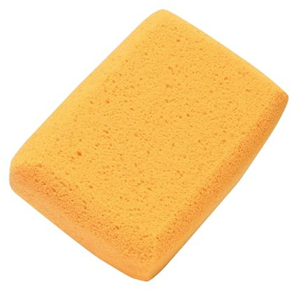 M-D Building Products 49152 Sponge | Polyethylene PUR Foam, Rounded Corners, Highly Absorbent, Scrubs Tough Grout, Removes Tile Haze, Wet Cleanup