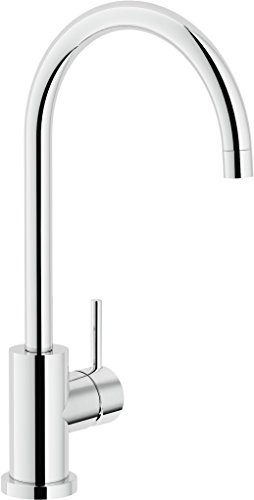 Nobili rubinetterie LV00133CR Live Miscelatore per Lavello con Canna Girevole, Cromo