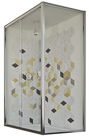 Cabine douche 80x110 CM H198 mod. Young Duo 1 Porte Transparent