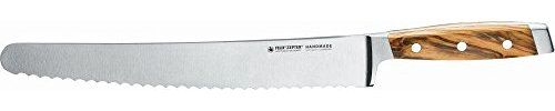 Felix SOLINGEN 833826 First Class Wood italienisches Brotmesser – 26cm Wellenschliff Klingen-Stahl - Made in Germany