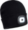 Portwest BEANIE MIT USB WIEDERAUFLADBAREN LED LEUCHTEN, Größe: Einheitsgröße, Farbe: Schwarz, B029BKR