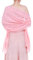 Femme Étole Châle Écharpe en Soie Wrap Foulard Pashmina pour Mariage Soirée Cérémonies Fêtes 180cm*70cm (rose clair)