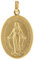 trendor Milagrosa Anhänger Gold 333 (8 Karat) 24 mm zauberhafter Echtgold Anhänger für Damen und Herren, Abbild der Mutter Jesu, Goldschmuck, Madonna, 75331