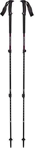 Black Diamond Trail Back Poles, Verstellbare und stabile Trekkingstöcke, Aluminium, Mulberry, Länge: 100-140 cm