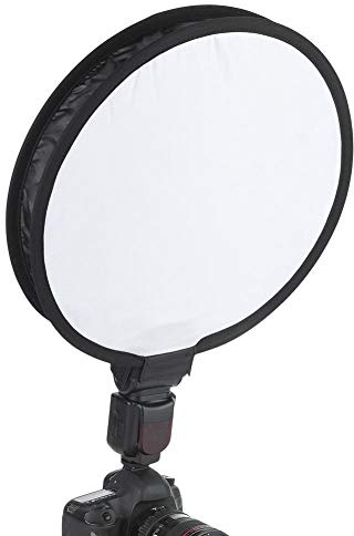 Speedlite - Softbox redondo de 40 cm, difusor de flash portátil para estudio, softbox Speedlight paraguas con bolsa de transporte para fotografía de retratos y productos
