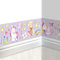 Papierdrachen Kinderbordüre Einhorn | Bordüre Kinderzimmer | Tapete für Kinder | Verschönerung von Wänden und Themenzimmern | Wanddekoration für Jungen und Mädchen - Set 2