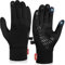 TIBISI Fahrradhandschuhe Winter Thermo für Herren & Damen Warme Winddichter Touchscreen Anti-Rutsch Stoßdämpfend Outdoor Laufen Radsport Mountainbike Handschuhe