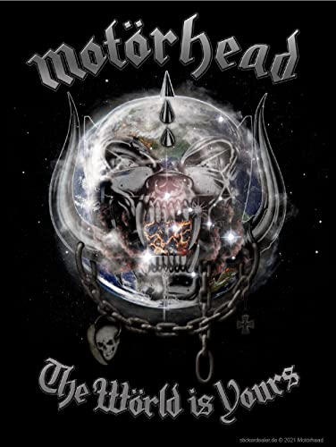 Motörhead Aufkleber The Wörld is Yours Sticker Lemmy ca.13x10 cm