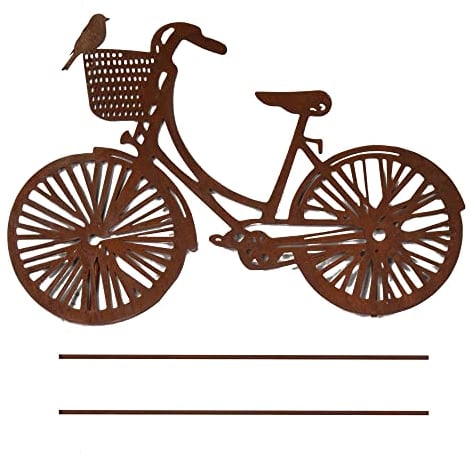 UNUS Gartenstecker Rost Fahrrad groß