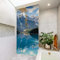 Bilderwelten Duschrückwand Folie 200x80 cm Kristallklarer Bergsee Bad-Rückwand Motiv fugenlose Wandverkleidung Dusche