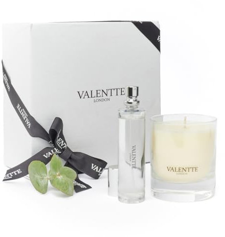 Caja de regalo de vela clásica de geranio y ylang ylang