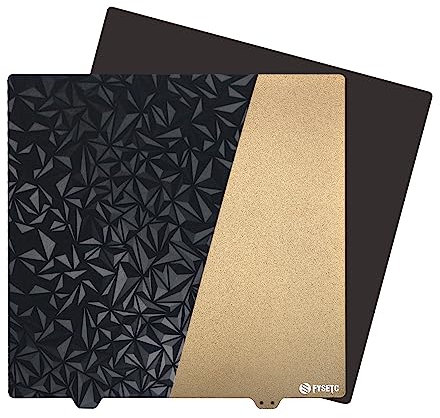 BCZAMD Voro 2.4 Kit 3D Drucker Plattform 355 x 355 mm JanusBPS PEI Blatt Federstahl Platte Doppel seitig Pulver + Glatt beschichtet PET Blatt Metall Platte Druck Bett mit B Basis