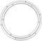 sourcing map Aluminum Lazy Susan 16 Inch Muffler Turntable Ring Large Bearing Metal Rotating Turntable Bearings Swivel Plate Hardware for Round Dining-Table Showcase Display Stand Silver