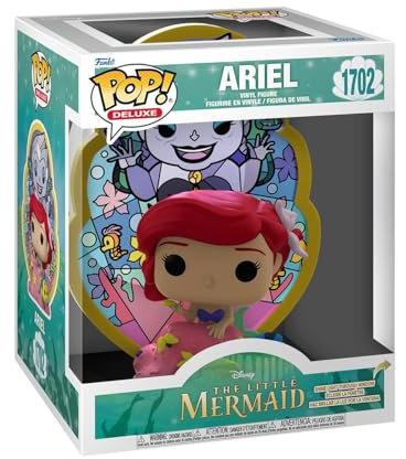 Funko POP! Deluxe: Little Mermaid - Ariel - (Glass) - Vinyl-Sammelfigur - Geschenkidee - Offizielle Handelswaren - Spielzeug Für Kinder und Erwachsene - Movies Fans - Modellfigur Für Sammler
