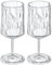 Koziol Superglas Club No. 4, 2 Stück, 300 ml, Wein- & Aperitif-Glas mit Stiel aus kristallklarem Kunststoff, luxuriös, unzerbrechlich, wiederverwendbar, Party, Camping, 2er Set