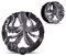 ERKUOO 2PCS Oktopusse Ohrmesser Piercing Schraube Passform Tunnel Ohrstöpsel Expander Kleiderbügel Ohrringe Schmuck 16mm