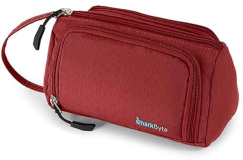 SharkByte Large Pencil Case for Girls Boys, Big Capacity Pencil Cases Bag, Recycled Fabric Pen Pouch Holder Stationery Organizer School College Office Handle Organizer for Student Teens Girls Adults