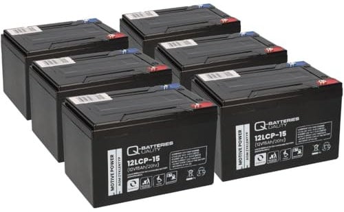 Akku kompatibel 72V 15Ah (6x12V 15Ah) E-Scooter E-Roller