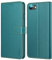 Ganbary Case Compatible with iPhone SE 2022/2020/8/7, Premium PU Leather Flip Wallet Case [Full Protection] [Card Slots] [Kickstand] for iPhone SE 2022/2020/8/7, Teal