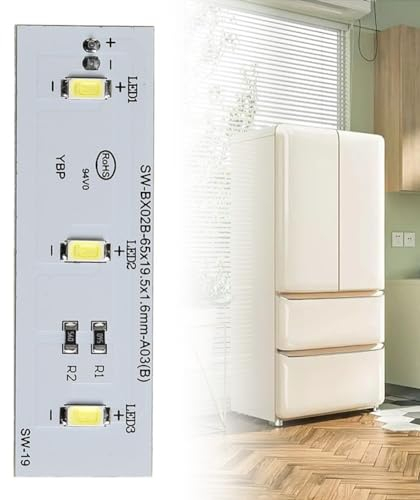 Refrigerator Led Light Strip Bar, Replace Faulty LED Light Assembly With SW BX02B 49031078 Candy Fridge Freezer(1pcs)