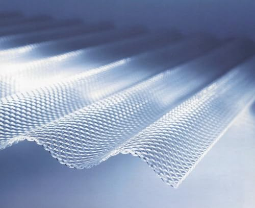 Polycarbonat Wellplatten Lichtplatten Profil 76/18 - Sinus (Welle) - Wabe klar, bronce u. graphit - Stärke 2,8 mm - UV beständig - uneingeschränkt hagelfest - ab 24,90 Euro/m² (klar, 3000)