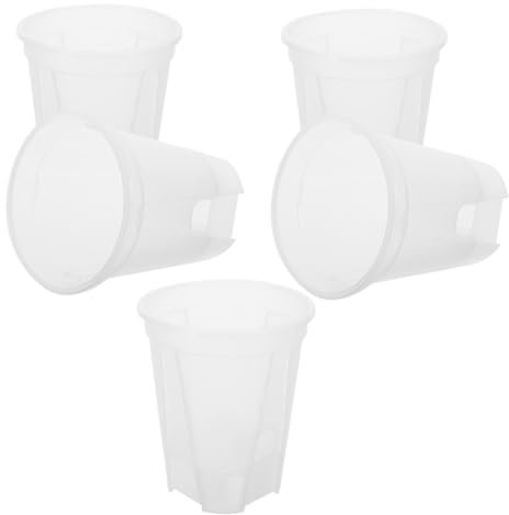 BESPORTBLE 5piezas Lavabo Autocebante Macetas Autorriego para Plantas De Interior Maceta para Suculentas Jardinera