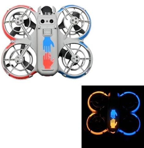 BeisDirect Leuchtende Aufkleber für DJI Neo Drohne, wasserdicht, Antifouling, leuchtet im Dunkeln, PVC-Haut, fluoreszierende Aufkleber für DJI Neo Zubehör